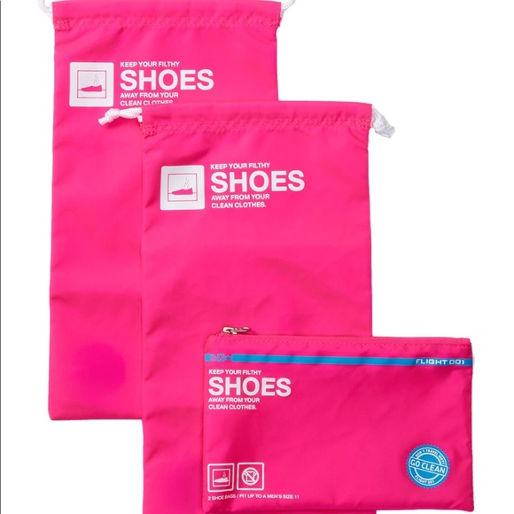 BNWT Flight 001 Hot Pink Heel Bags - Picture 2 of 16